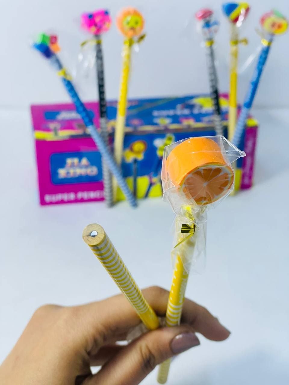 علبة قلم رصاص الديزني 🌸🍉🐻‍❄️