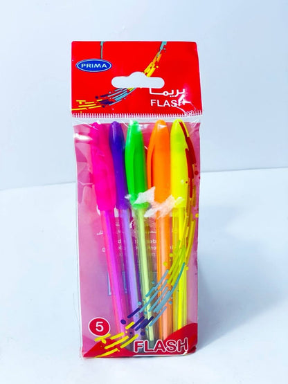 طقم الأقلام الفسفوري FLASH 🖋️🖋️