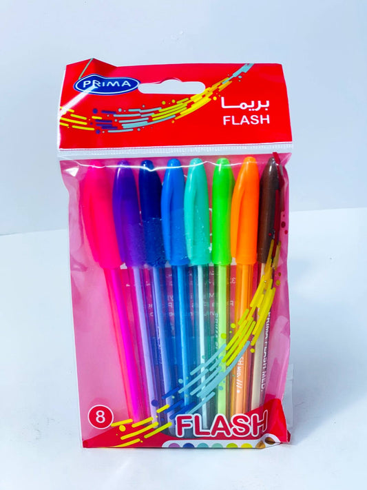 طقم الأقلام الفسفوري FLASH 🖋️🖋️
