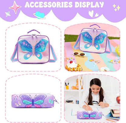🎒🧳💼 شنطة الفراشة 🦋🦋 الشنطة التروللي ♻️ ٣*١ 🎒👝