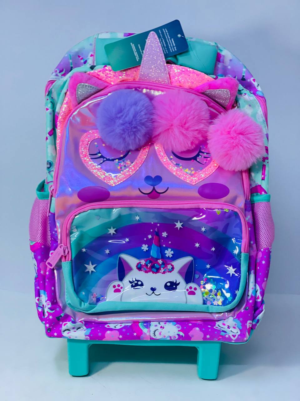 🎒🧳💼 شنطة اليوني كورن 🦄🦄 الشنطة التروللي ♻️ ٣*١ 🎒👝