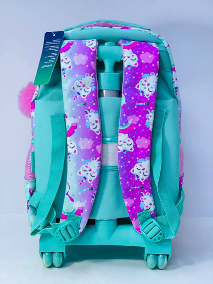 🎒🧳💼 شنطة اليوني كورن 🦄🦄 الشنطة التروللي ♻️ ٣*١ 🎒👝