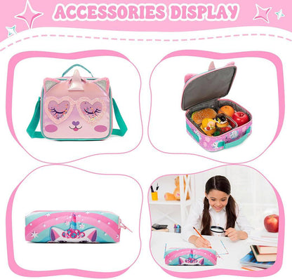 🎒🧳💼 شنطة اليوني كورن 🦄🦄 الشنطة التروللي ♻️ ٣*١ 🎒👝