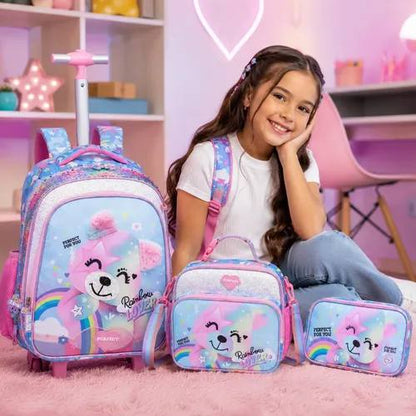 🎒🧳💼 شنطة الدبدوب 🧸🧸 الشنطة التروللي ♻️ ٣*١ 🎒👝