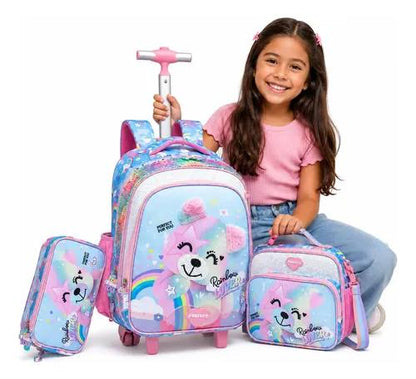 🎒🧳💼 شنطة الدبدوب 🧸🧸 الشنطة التروللي ♻️ ٣*١ 🎒👝