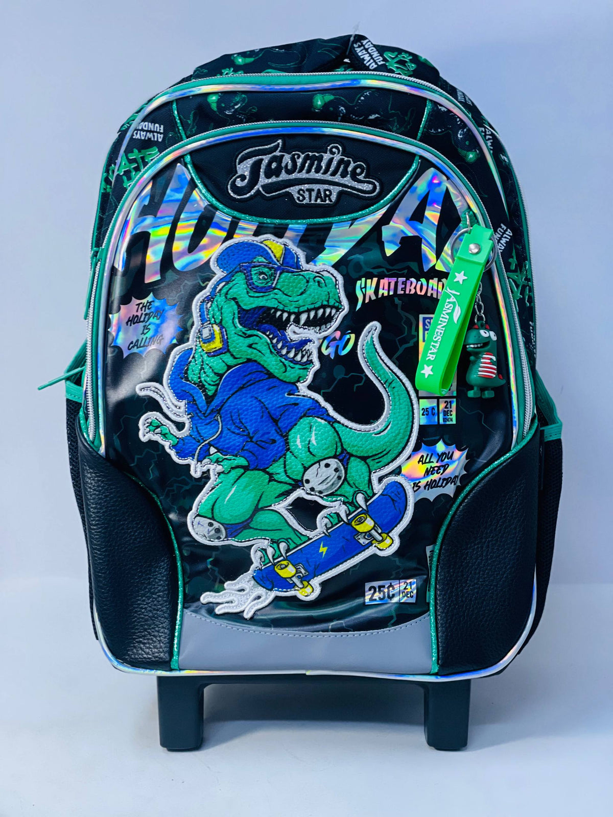 🎒🧳💼 شنطة الديناصور 🦖🦖🦖 الشنطة التروللي ♻️ ٣*١ 🎒👝