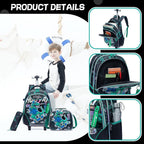 🎒🧳💼 شنطة الديناصور 🦖🦖🦖 الشنطة التروللي ♻️ ٣*١ 🎒👝