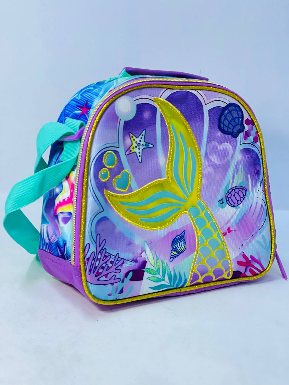 🎒🧳💼 شنطة Mermaid 🧜🏻‍♀️🧜🏻‍♀️ الشنطة التروللي ♻️ ٣*١ 🎒👝
