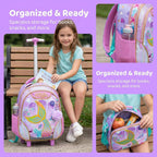 🎒🧳💼 شنطة Mermaid 🧜🏻‍♀️🧜🏻‍♀️ الشنطة التروللي ♻️ ٣*١ 🎒👝