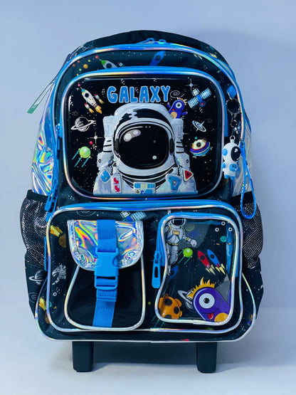🎒🧳💼 شنطة رجل الفضاء 🧑🏻‍🚀🧑🏻‍🚀 الشنطة التروللي ♻️ ٣*١ 🎒👝