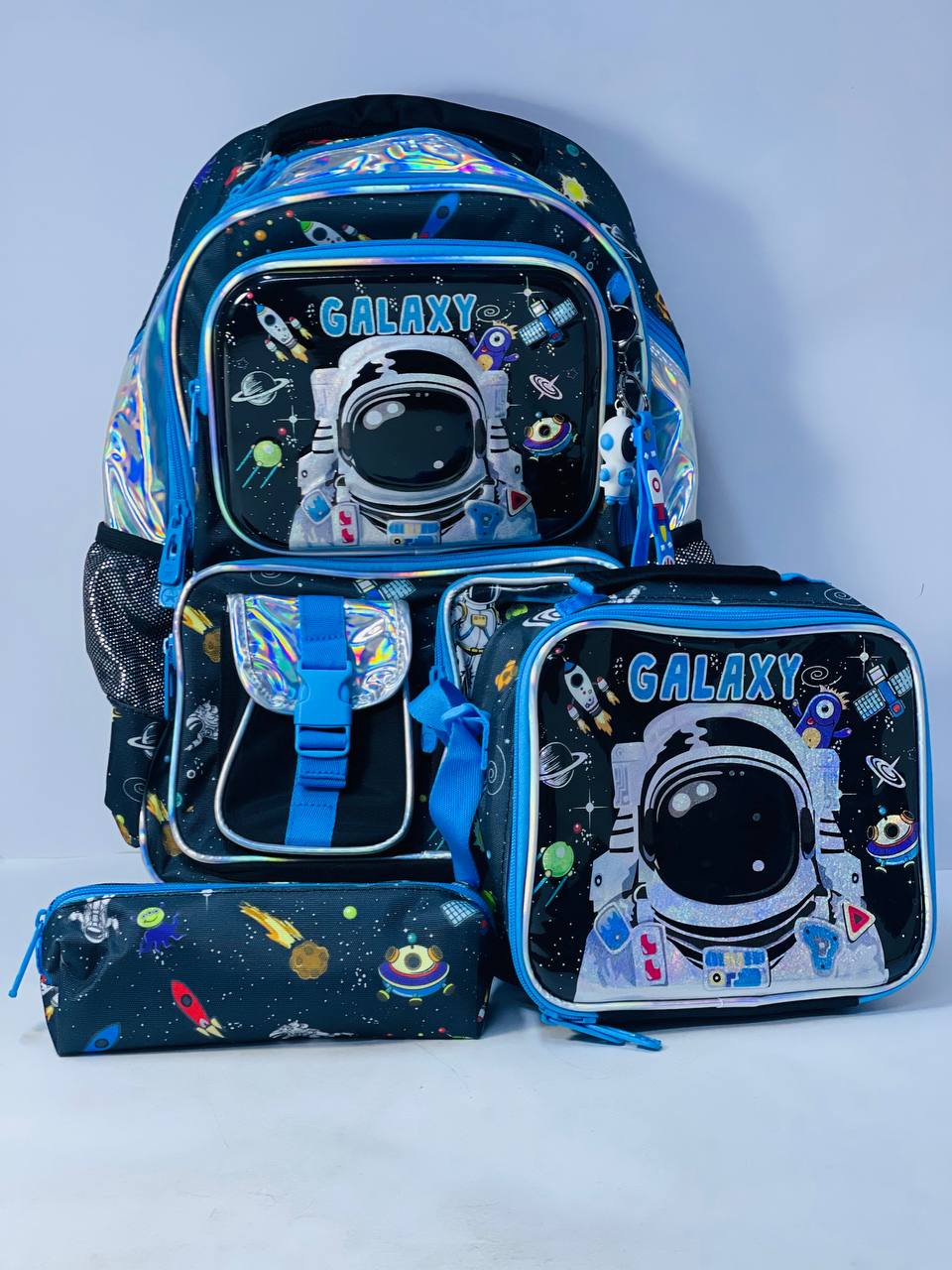 🎒🧳💼 شنطة رجل الفضاء 🧑🏻‍🚀🧑🏻‍🚀 الشنطة التروللي ♻️ ٣*١ 🎒👝