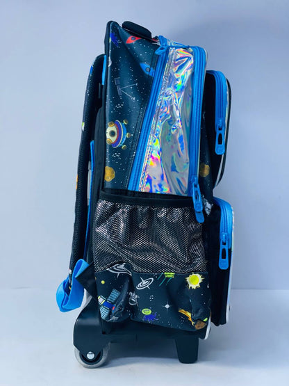 🎒🧳💼 شنطة رجل الفضاء 🧑🏻‍🚀🧑🏻‍🚀 الشنطة التروللي ♻️ ٣*١ 🎒👝