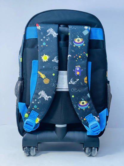 🎒🧳💼 شنطة رجل الفضاء 🧑🏻‍🚀🧑🏻‍🚀 الشنطة التروللي ♻️ ٣*١ 🎒👝