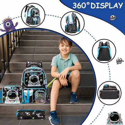🎒🧳💼 شنطة رجل الفضاء 🧑🏻‍🚀🧑🏻‍🚀 الشنطة التروللي ♻️ ٣*١ 🎒👝