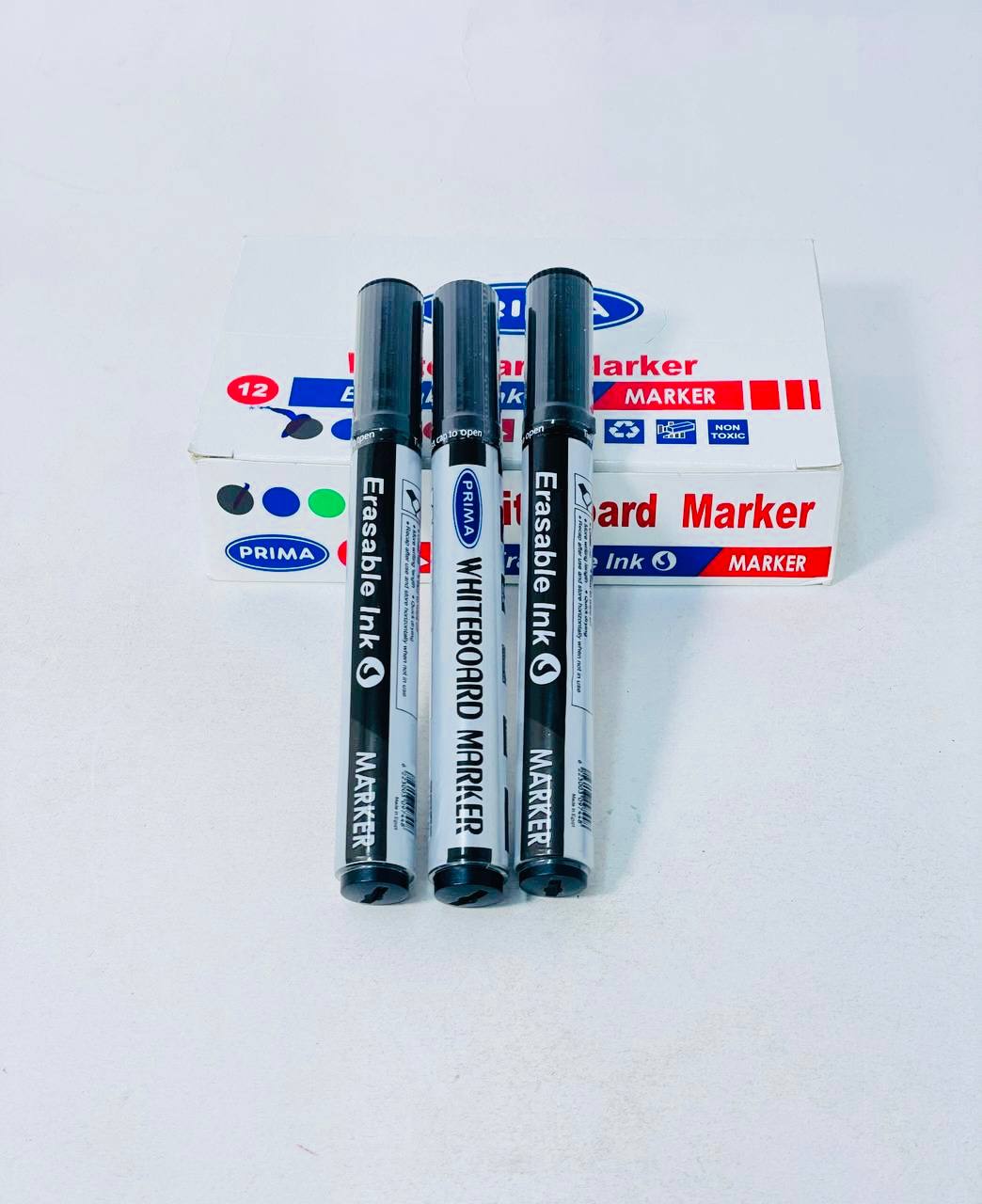 علبة اقلام وايت بورد 🖍 PRIMA ✅ لون واحد فقط 🖊