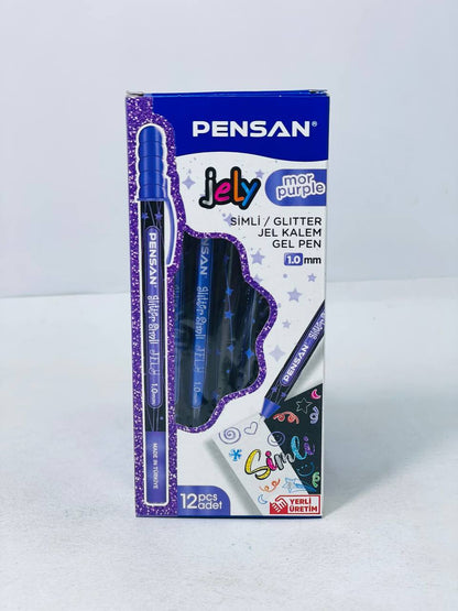 قلم الجيل الجليتر 🖊️🖊️✨ نوع PENSAN