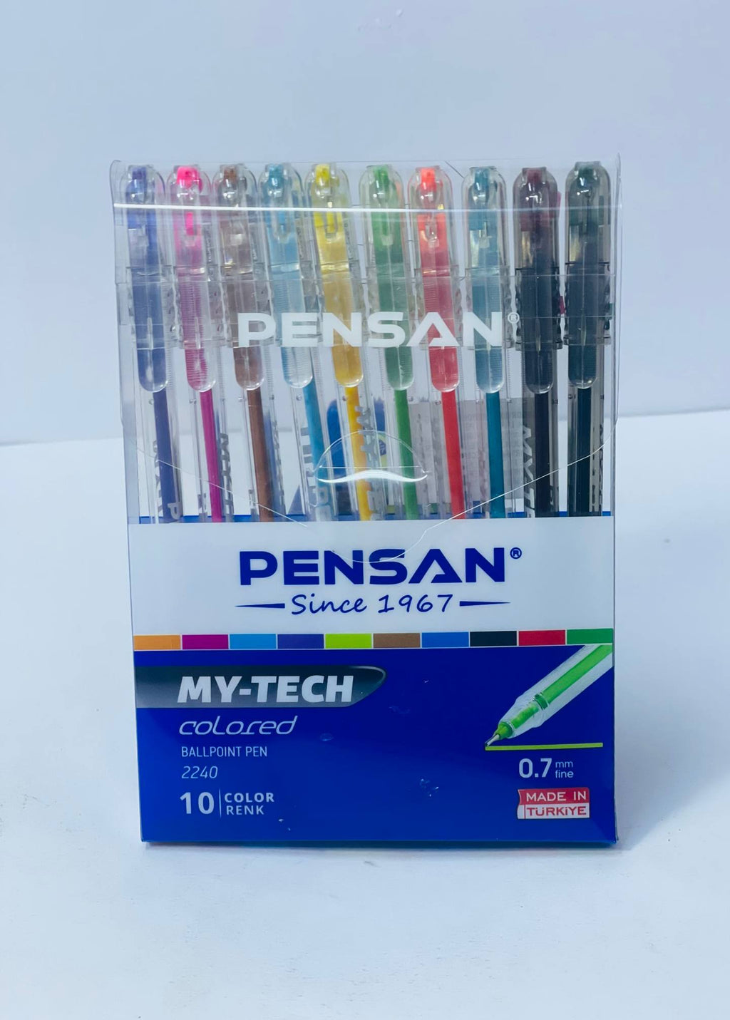 طقم  قلم الجاف 🖊️🖊️ نوع ☑️PENSAN ☑️ MY-TECH