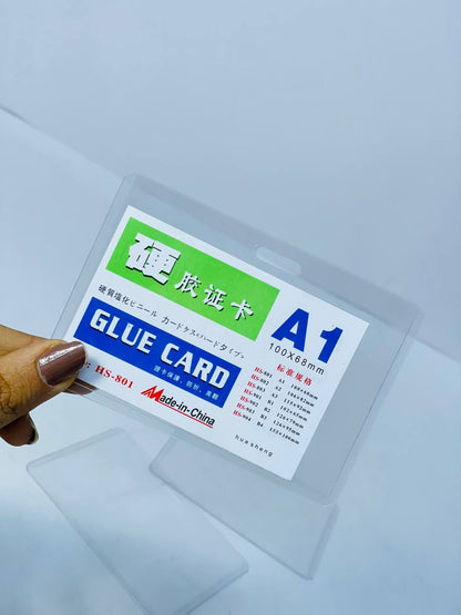 ال نيم كارد ID الشفاف 🪪 الخامة البلاستيك 💳