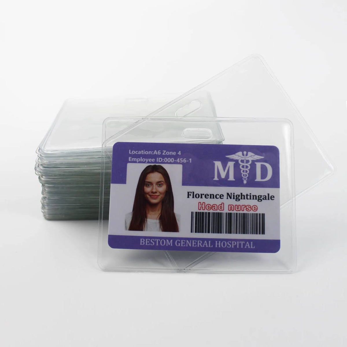 ال نيم كارد ID الشفاف 🪪 الخامة البلاستيك 💳
