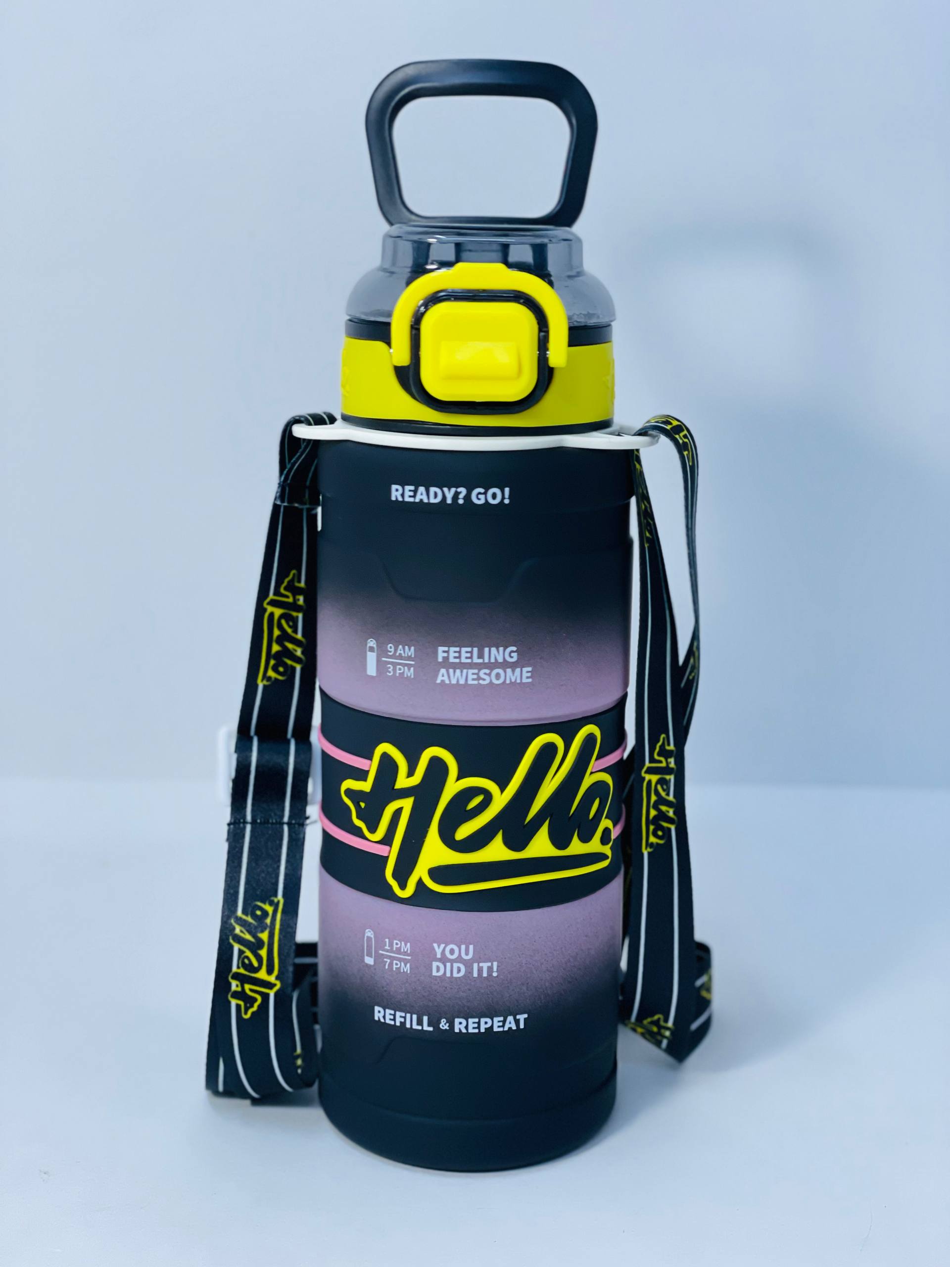 زجاجة المياه Hello   ❇️♻️☑️✨