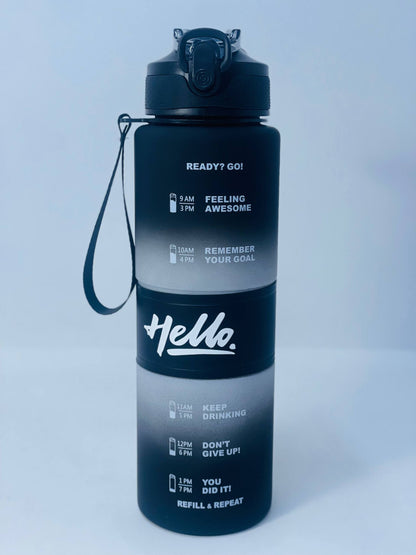 زجاجة المياه  Hello ❇️♻️☑️✨