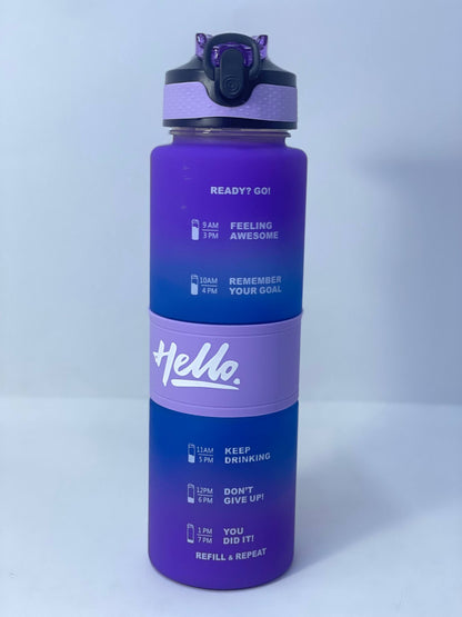 زجاجة المياه  Hello ❇️♻️☑️✨