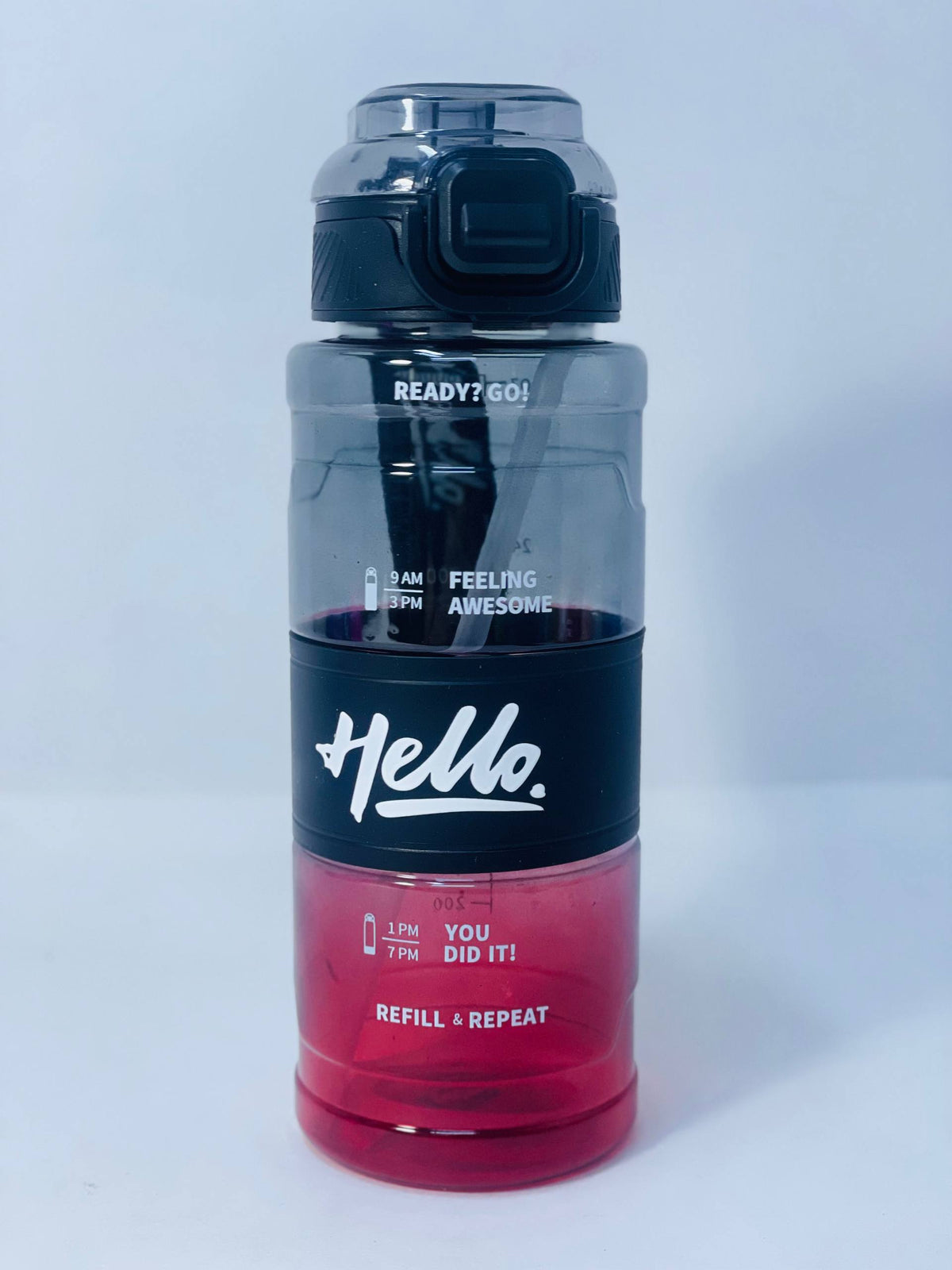 زجاجة المياه    الشفافة Hello ❇️♻️☑️✨✨