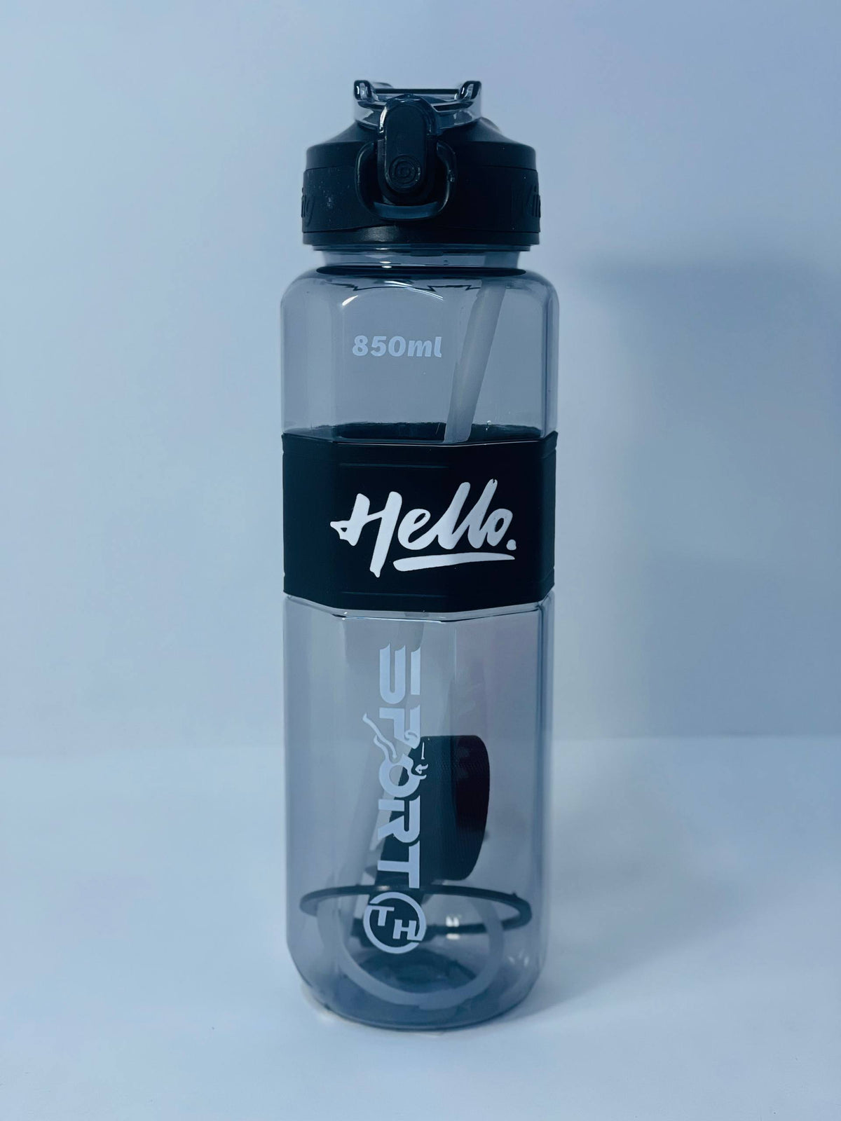 زجاجة المياه الشفافة Hello ❇️♻️☑️✨✨