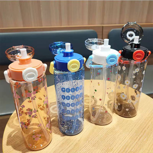 زجاجة المياه الشفافة   ❇️♻️☑️✨