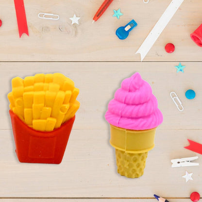 كارت استيكة بالاشكال المختلفة 🍩🍦🍓🍟🍌🍇