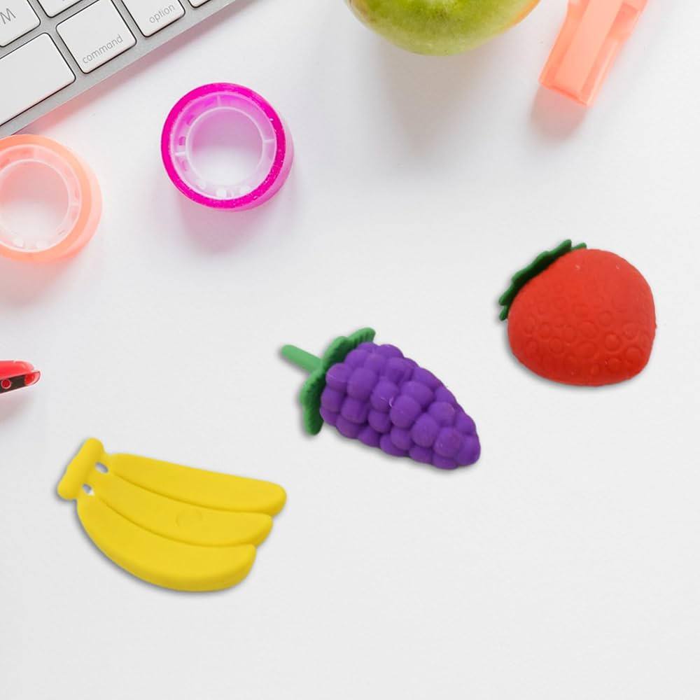كارت استيكة بالاشكال المختلفة 🍩🍦🍓🍟🍌🍇