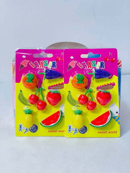 كارت استيكة الفواكه 🍒🍇🍓🍊🍍🍉