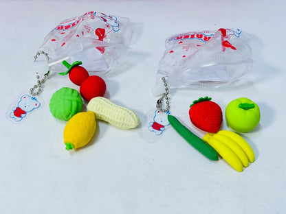 استيكة الفواكه و الخضروات 🍓🍒🍅🍏🍎🌽🥒🥕🍌🥜