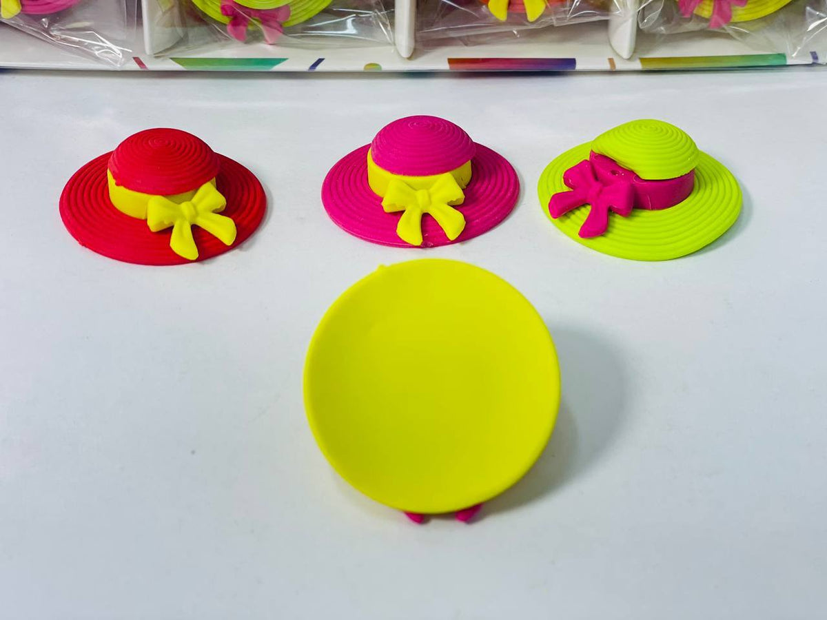 استيكة البرنيطة  👒👒👒الشكل المجسم 👒👒👒
