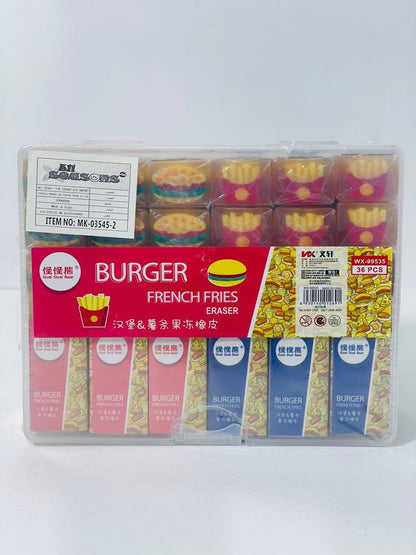 استيكة البرجر وباكت البطاطس 🍔🍔🍟🍟