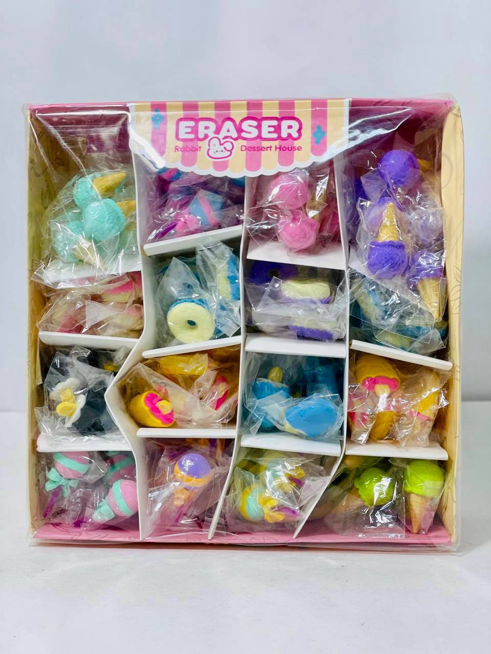 استيكة اشكال الحلويات المختلفة 🧁🍭🍨🍩🍩