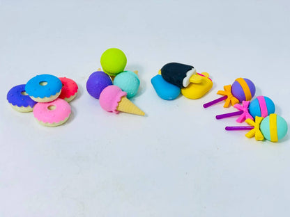 استيكة اشكال الحلويات المختلفة 🧁🍭🍨🍩🍩