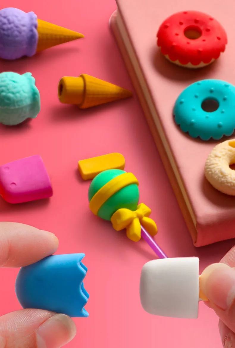 استيكة اشكال الحلويات المختلفة 🧁🍭🍨🍩🍩