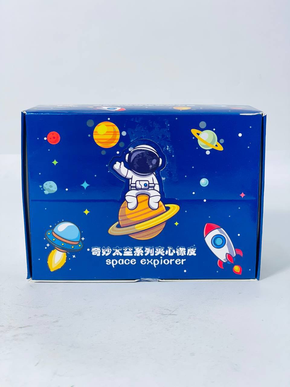 الاستيكة الشفافة بأشكال رجل الفضاء 🧑🏻‍🚀🚀🛸