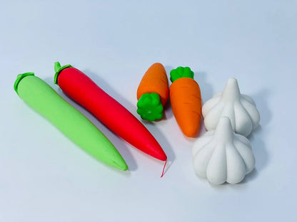 استيكة الخضروات و الفواكه 🥕🌶️🧄🫚🥭🍈🫒