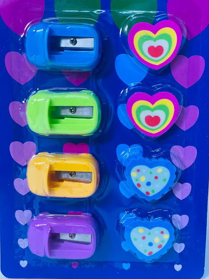 كارت برايا و استيكة شكل العربية و القلب 💟💟🚗🚗