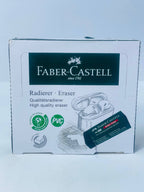 استيكة FABER-CASTELL  الملونة ⬛️🟦🟥