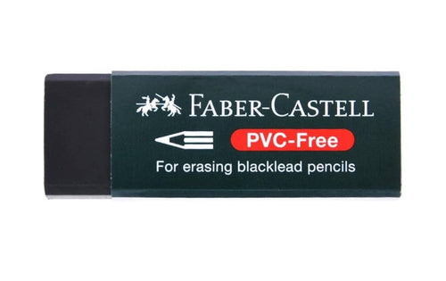 استيكة FABER-CASTELL  الملونة ⬛️🟦🟥