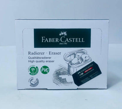 استيكة FABER-CASTELL  الملونة ⬛️🟦🟥