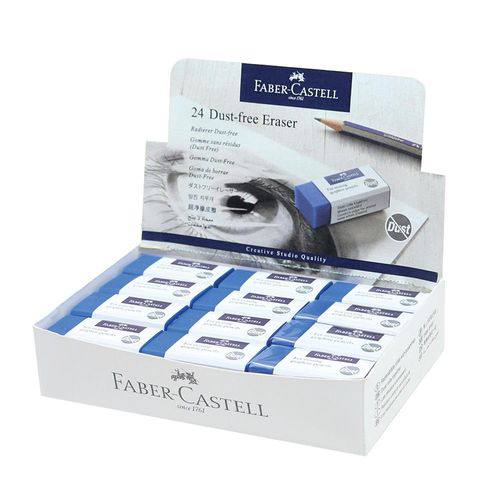 استيكة FABER-CASTELL  الملونة ⬛️🟦🟥