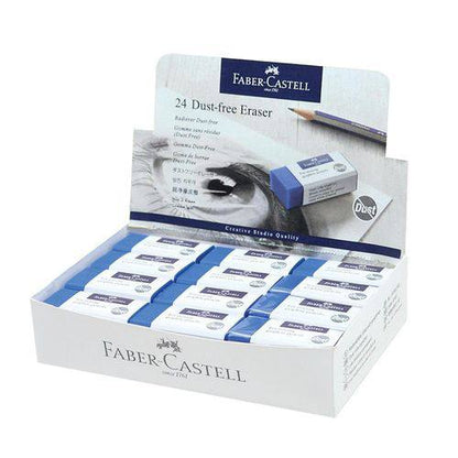 استيكة FABER-CASTELL  الملونة ⬛️🟦🟥