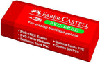 استيكة FABER-CASTELL  الملونة ⬛️🟦🟥