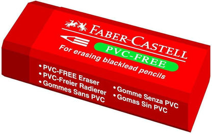 استيكة FABER-CASTELL  الملونة ⬛️🟦🟥