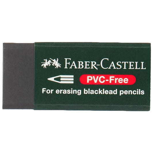 استيكة FABER-CASTELL  الملونة ⬛️🟦🟥