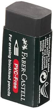 استيكة FABER-CASTELL  الملونة ⬛️🟦🟥